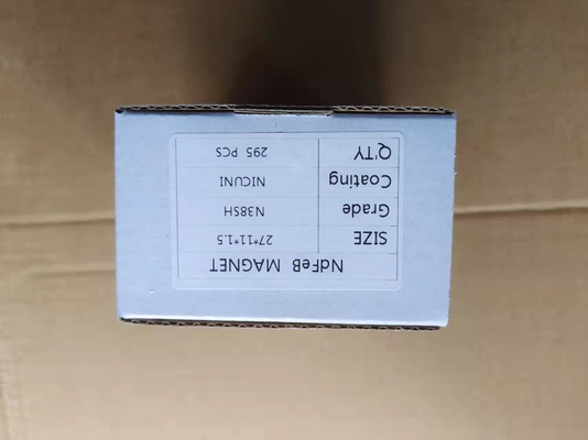 Mua Lớp phủ bạc Nam châm Neodymium vĩnh viễn N38SH F27x11x1.5mm cho động cơ DC không chổi than online manufacture