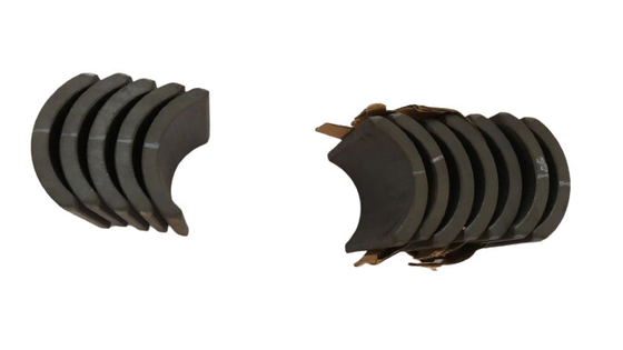 Mua Nam châm hồ quang Ferrite vĩnh viễn R35.5 * r28.5 * 61 * 80mm để sử dụng đa năng cho động cơ DC online manufacture