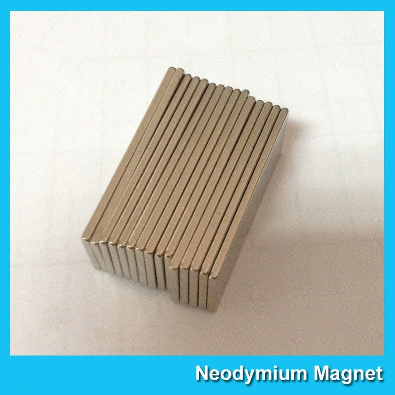 Super Powerful Industrial Neodymium Magnets N45 N48 Bar Shaped High Flux